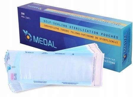 Samoprzylepne torebki do sterylizacji MEDAL 70x230